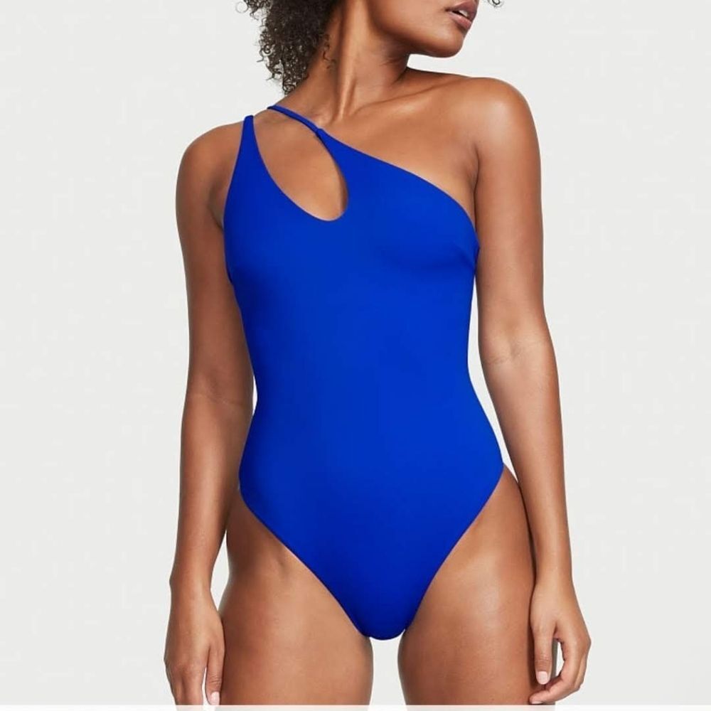 VS VICTORIA'S SECRET SWIM SUIT ONE PIECE BLUE OAR L
